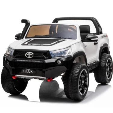 Imagem de Carrinho Elétrico Infantil Licensed Toyota Hilux 12V 4x4 2 assentos mo