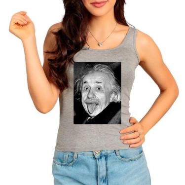 Imagem de Camiseta einstein físico moda camisa roupa feminina 01 - DESIGN CAMISE