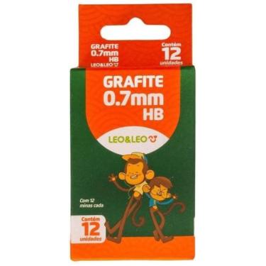 Imagem de 3 Caixas C/12 Tubos Grafite Para Lapiseira 0,7Mm Hb Leo Leo - Leo E Le