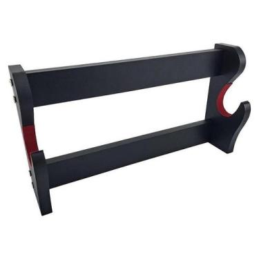 Imagem de De Parede Para 1 O-Katana Horizontal Madeira Decoração Suporte Mesa - 