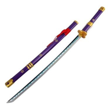 Imagem de Katana Led Enma Roxa De Zoro Cosplayers Do Samurai Roronoa - TENDA MED