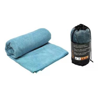 Imagem de Toalha Azteq Soft Microfibra Super Absorvente M - Nautika, Azul
