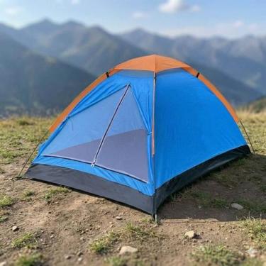 Imagem de Barraca de Camping Portátil 23 Pessoas Leve Impermeável com Mosquiteir