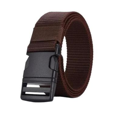 Imagem de Cinto Tático Masculino De Nylon Resistente Sem Metal Fivela De Plástic