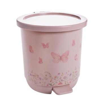 Imagem de Lixeira Infantil Decorada Ursinho Para quarto de Bebê 6,5 Litros PlasU