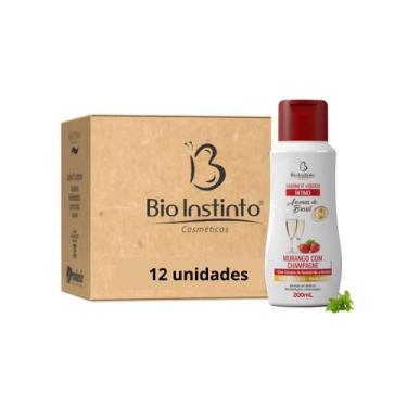 Imagem de Sabonete Íntimo Morango C/ Champagne 200ml Atacado 12 uni. - Bio Insti
