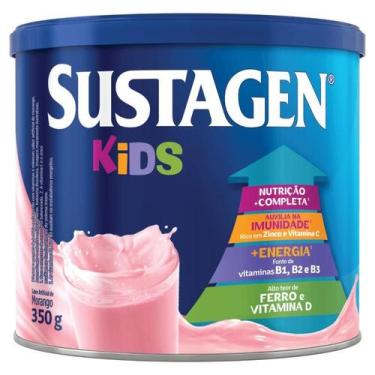 Imagem de Sustagen Kids Sabor Morango com 380g, 350g, Morango