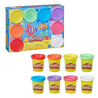 Imagem de Conjunto Massinha Play-Doh Fundo do Mar Divertido com 8 Potes Colors G