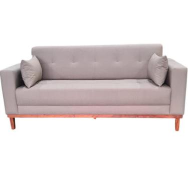 Imagem de Sofá Gianni Tecido Acquablock Impermeável Pé Base Madeira 200cm - 4R E