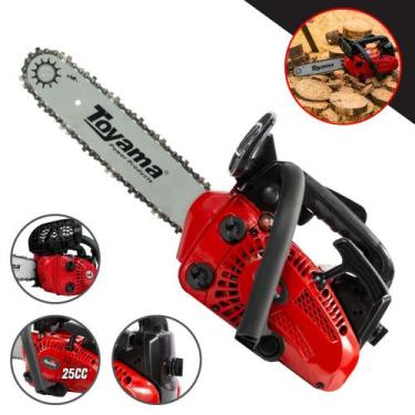 Imagem de Motosserra À Gasolina Profissional Toyama TCS25X 25,4cc 1,14HP de Potê