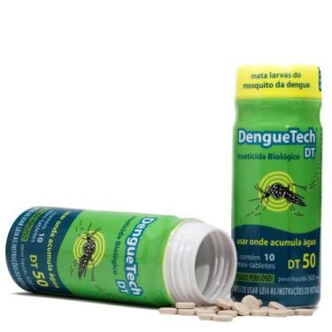Imagem de Mata Larvas Dengue Tech DT 50 Inseticida Biológico 10 mini tabletes - 