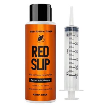 Imagem de Gel Lubrificante Semen Lube Cum Lub Red Lube Extra Thick 500ml Neutro 