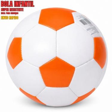 Imagem de Bola de Futebol Infantil Personagem Colorida - Toy King, Bola laranja