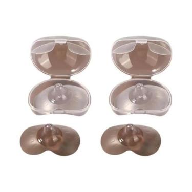 Imagem de Protetores De Mamilo De Silicone Borboleta (2 Unidades) - Capas Macias