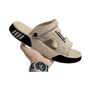 Imagem de Chinelos De Plataforma Masculinos De Verão Com Sola Macia EVA Para Uso