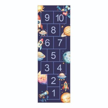 Imagem de Amarelinha Tapete Adesivo Autocolante Decoração Quarto Infantil Escola