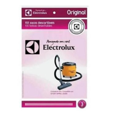 Imagem de Kit 3 Sacos Aspirador de Pó Electrolux GT2200 Original
