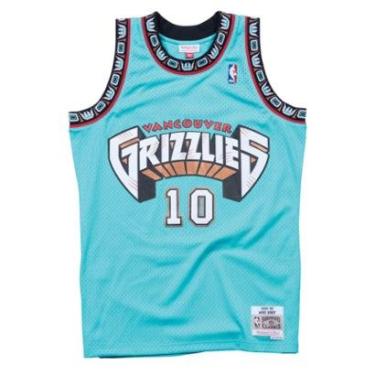 Imagem de Regata Mitchell & Ness Swingman Jersey Vancouver Grizzlies Road 1998-99 Mike Bibby Masc...