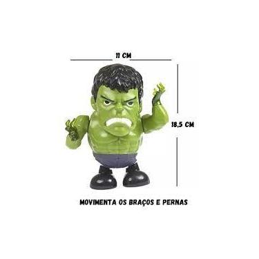 Imagem de Boneco Robô Dançarino Hulk Som E Luz Dança - World Company