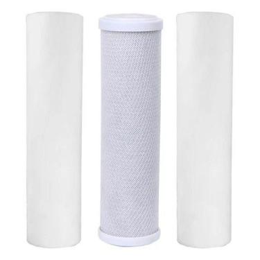 Imagem de Filtro 2 Polipropileno Filtro Carvão Ativado Carbon Block Branco - Roy