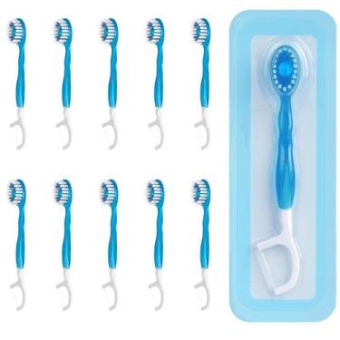 Imagem de Escova de dentes de viagem descartável Kucbraly com pasta de dente, pa