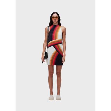 Imagem de Vestido raglan curto plisse onda OSKLEN-Feminino
