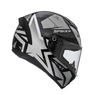 Imagem de Capacete Moto Masculino Feminino Peels Spike 2 1ST, Preto Brilhante Pr