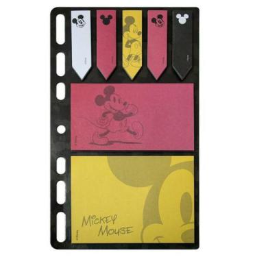 Imagem de Bloco de Notas Adesivas para Fichário do Mickey - 7 Blocos com 40 Folh