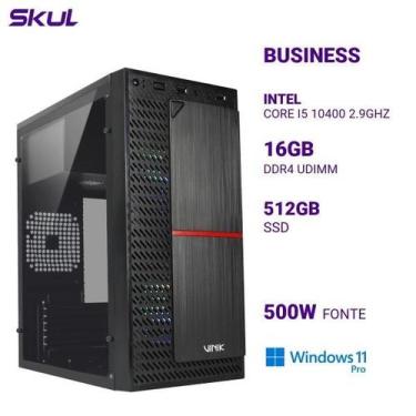 Imagem de Computador B500 Core I5 10400 2.9Ghz Mem 16Gb Ddr4 Ssd 512Gb Fonte 500