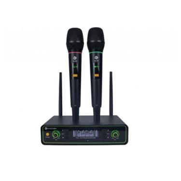 Imagem de Microfone sem fio kadosh k-422m mao duplo recarregavel