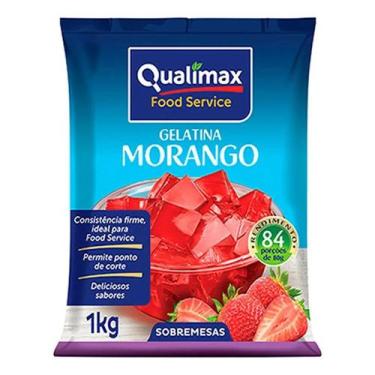 Imagem de Gelatina De Morango Qualimax 1kg - Sabores - Food Service