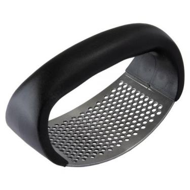 Imagem de Espremedor Amassador Triturador De Alho Inox Manual Cozinha Facil Higi