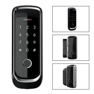Imagem de Fechadura Digital Biométrica Modelo iDLock Bio Marca Control iD