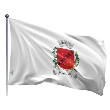 Imagem de Bandeira do Município de Sete Lagoas Dupla Face Estampada Tamanho 90x1