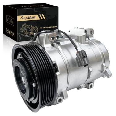 Imagem de Compressor de Ar Condicionado Automotivo Aspligo Honda Accord 2.4L 200