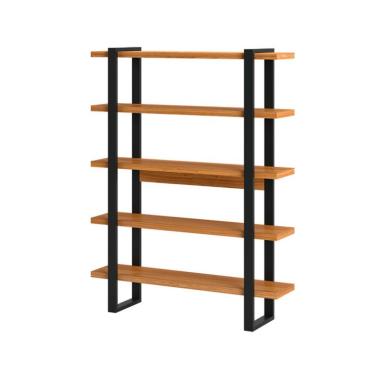 Imagem de Estante Anah Freijó e Preto 135 cm