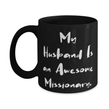 Imagem de New Husband Gifts, My Husband Is an Awesome Missionary, Dia dos Namorados 325 g Caneca para marido