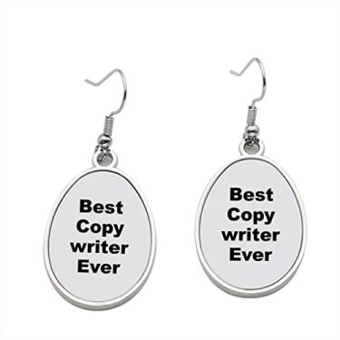 Imagem de Brinco com pingente de texto para meninas - Presente de festa de aniversário dos namorados