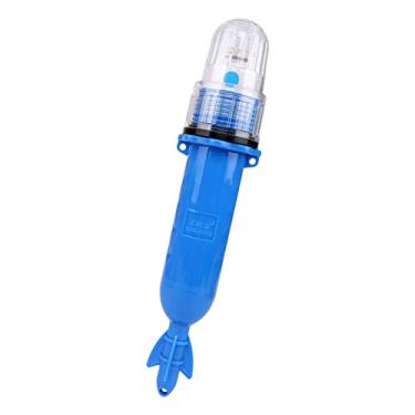 Imagem de Luz de vegação de barco universal flutuante à d'água bóias mini para caiaque pontão lâmpada de atração de subaquática, Azul