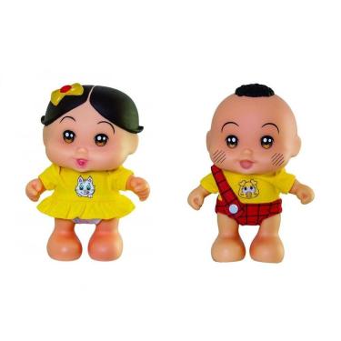 Imagem de Magali + Cascão Baby Coleção Turma Da Mônica Fala Frases