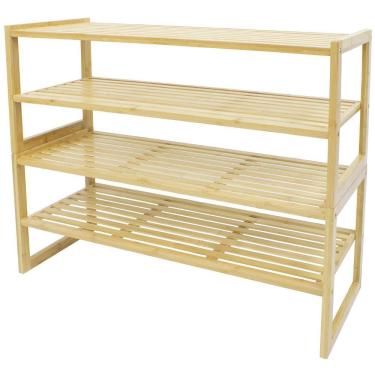 Imagem de Sapateira Bambu Empilhavel 4 Níveis Just Home Collection