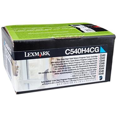 Imagem de Lexmark C540H4CG Cartucho de toner ciano de alto rendimento para impressoras Lexmark selecionadas