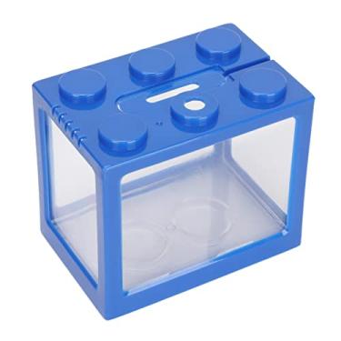 Imagem de Peixe de aquário, peixe betta, bloco de construção, peixe de mesa, micropaisagem para decoração de mesa de escritório, decoração de casa