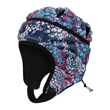 Imagem de Simhoa Chapéu de Rugby Roller Hat protetor para cabeça, protetor de cabeça de rugby, acolchoado colisão de impacto para crianças, colorido azul
