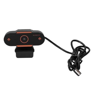 Imagem de Câmera de computador, câmera de computador USB 2.0 de alta definição 1080P com microfone de absorção de som embutido, para ensino de estudo de conferência ao