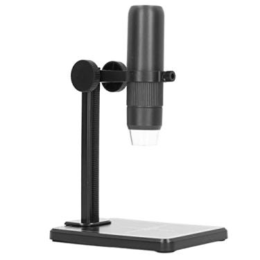 Imagem de Microscópio Eletrônico 50X-1000X, Microscópio Eletrônico para Estudantes Microscópio Digital WiFi Microscópio Digital WiFi Com Luz LED Ajustável para Estudantes