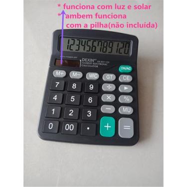 Imagem de Calculadora 12 Digitos Display Solar - Telintec