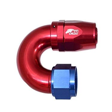 Imagem de Conexão 16AN / AN16 Curva 180° graus para Mangueira Aeroquip - American (Azul e Vermelha)