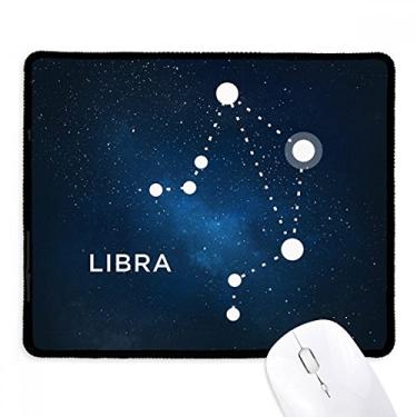 Imagem de Libra Constellation Zodíaco Mousepad Tapete de borracha para jogos