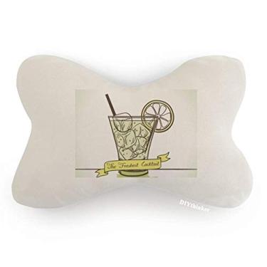 Imagem de DIYthinker Almofada para decoração de pescoço de suco de limão Tubularis sorvete, decoração de carro, almofada para apoio de cabeça